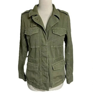 Madewell Women's S army green utility military jacket‎ Chore Coat